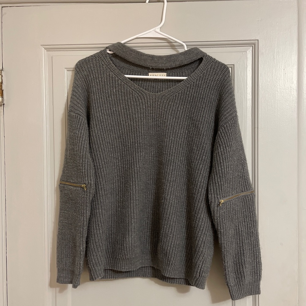 Cutout Sweater